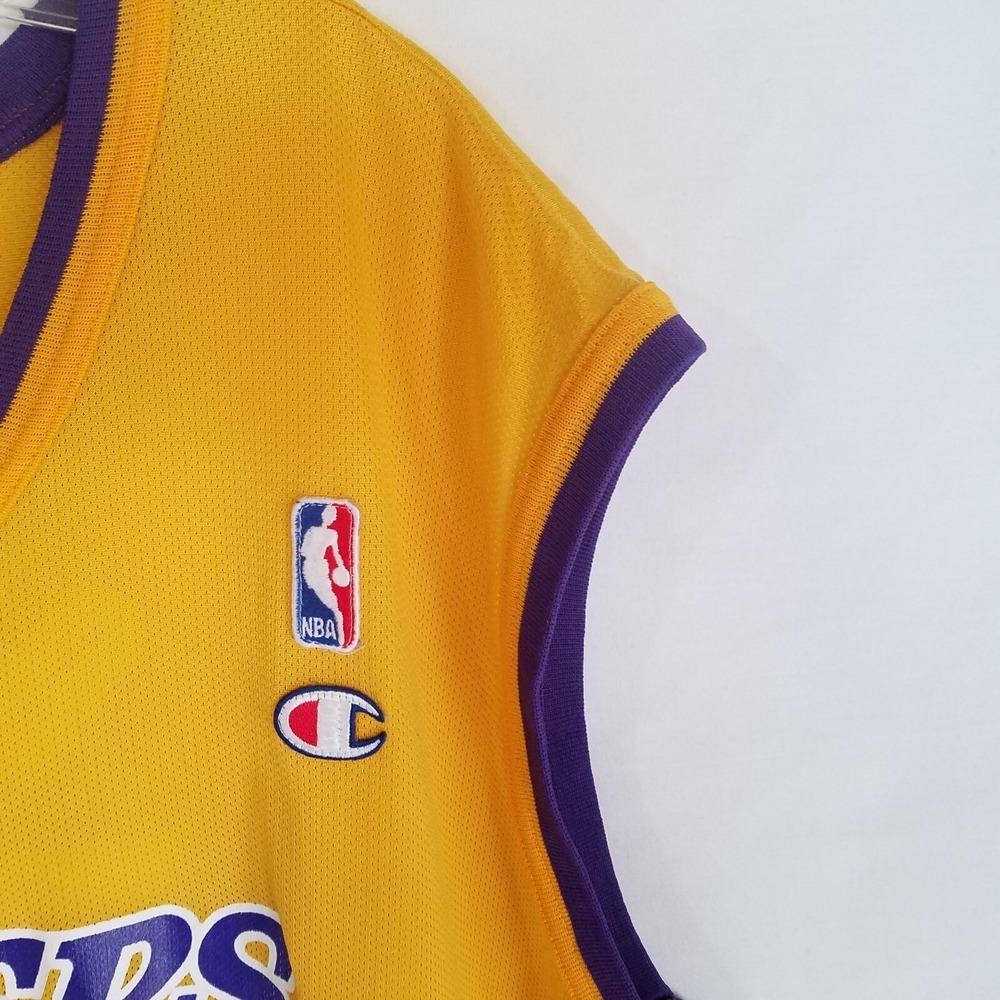 Vintage Champion Shaquille O'Neal LA Lakers Basketball Jersey Mens Size 52 2XL - Picture 3 of 6